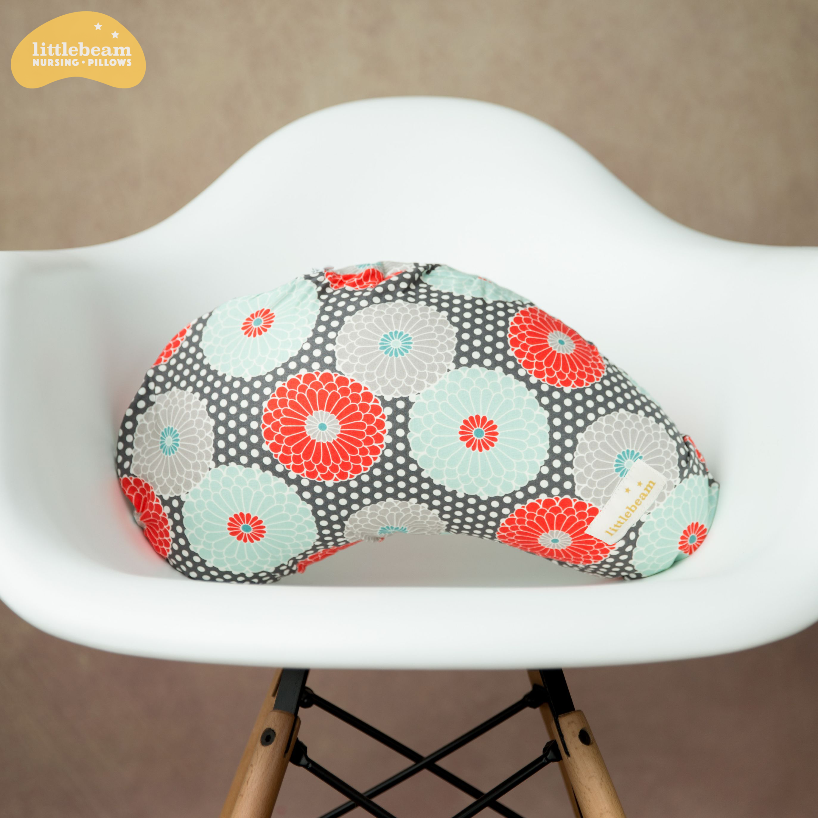 Littlebeam Nursing & Breastfeeding Pillow Design Floral Medallion | Littlebeam